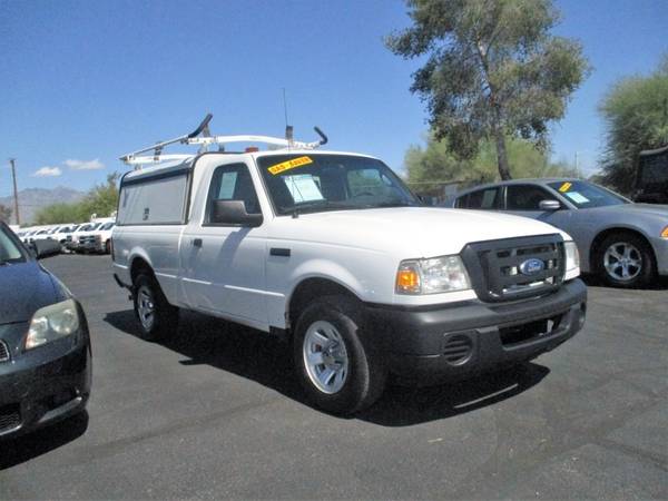 2011 Ford Ranger Regular Cab XL Pickup with Camper Shell and Ladder... for sale in Tucson, AZ – photo 3