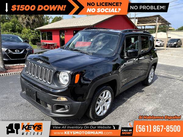 325/mo - 2018 Jeep Renegade Latitude - - by dealer for sale in West Palm Beach, FL – photo 3