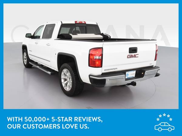 2015 GMC Sierra 1500 Crew Cab SLT Pickup 4D 5 3/4 ft pickup White for sale in Beaumont, TX – photo 6