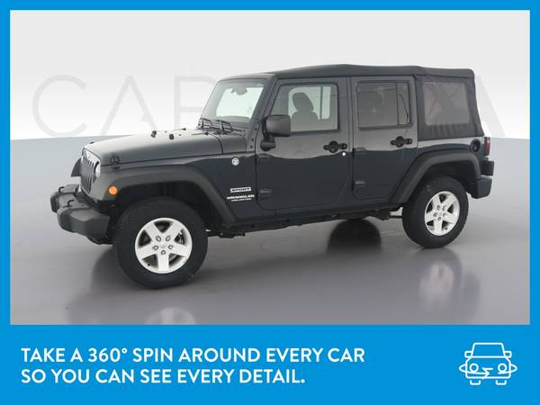 2017 Jeep Wrangler Unlimited Sport S Sport Utility 4D suv Gray for sale in Madison, WI – photo 3