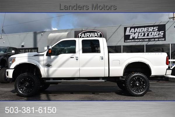 2013 FORD F250 PLATINUM 6.7L POWERSTROKE DIESEL LIFTED 37s LOADED for sale in Gresham, OR – photo 2
