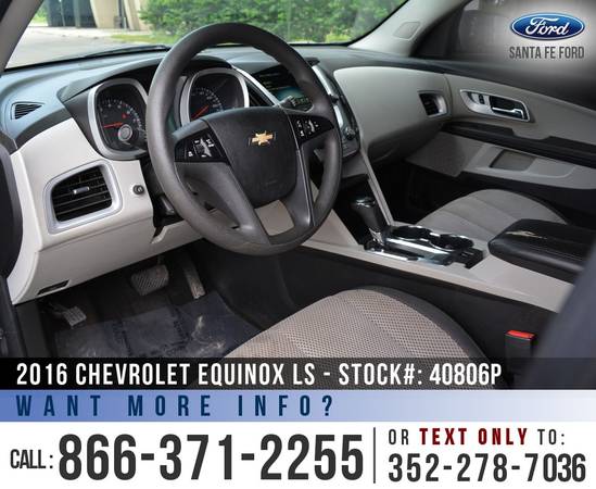 16 Chevrolet Equinox LS Touchscreen, Camera, Cruise Control for sale in Alachua, FL – photo 9