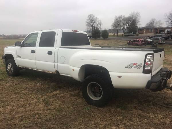 2003 Chevy HD3500 4x4 Dually Duramax Allison - cars & trucks - by... for sale in Dearing, WI – photo 4