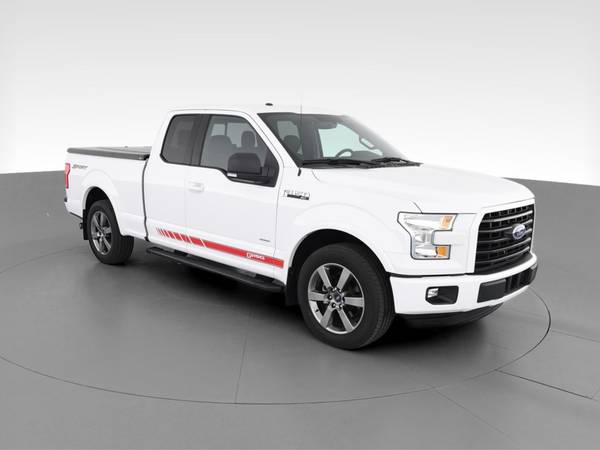 2015 Ford F150 Super Cab XLT Pickup 4D 6 1/2 ft pickup White -... for sale in Providence, RI – photo 15
