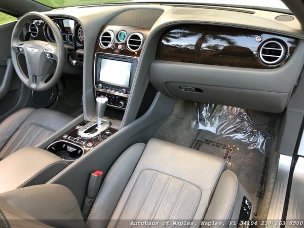 2013 Bentley Continental GT Convertible w/ 23,774 miles! Glacier W -... for sale in Naples, FL – photo 14