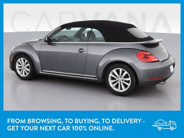 2013 VW Volkswagen Beetle TDI Convertible 2D Convertible Gray for sale in Covington, OH – photo 5