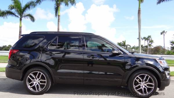 2017 *Ford* *Explorer* *Sport 4WD* Shadow Black - cars & trucks - by... for sale in West Palm Beach, FL – photo 2