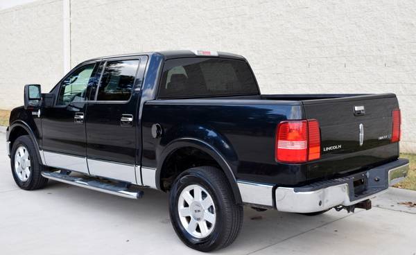 Black Lincoln Mark LT Truck - V8 4x4 - Crew Cab - Leather - Moonroof... for sale in Raleigh, NC – photo 4