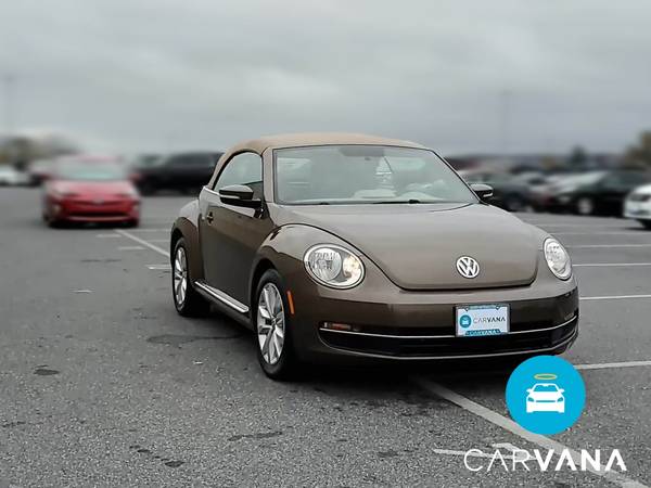2014 VW Volkswagen Beetle TDI Convertible 2D Convertible Brown - -... for sale in Saint Paul, MN – photo 16