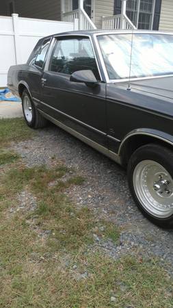 1986 Monte Carlo CL 4.3 Liter V-6 Fuel Injection. Low Miles. OBO! for sale in Asheboro, NC – photo 3