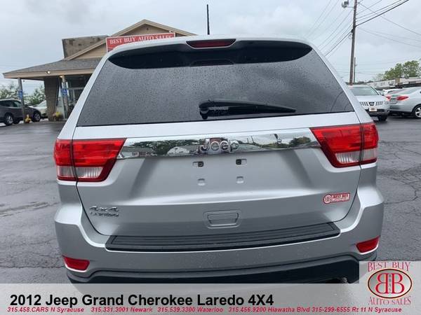 2012 JEEP GRAND CHEROKEE LAREDO 4X4! EASY APPROVAL! WE DO FINANCING!!! for sale in N SYRACUSE, NY – photo 4