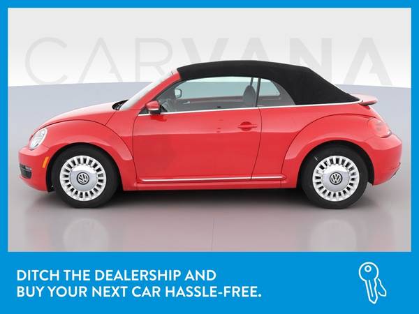 2015 VW Volkswagen Beetle 1 8T Convertible 2D Convertible Red for sale in Riverdale, IL – photo 4