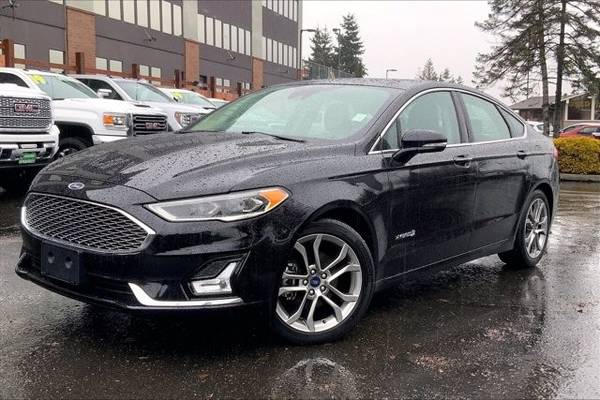 2019 Ford Fusion Hybrid Electric Titanium Sedan - - by for sale in Tacoma, WA – photo 9