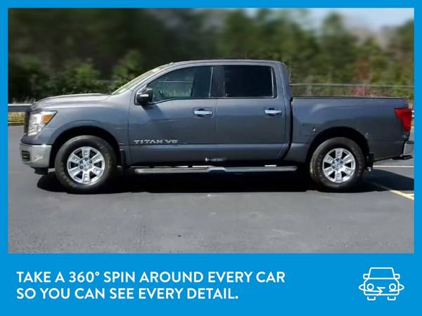 2019 Nissan Titan Crew Cab SV Pickup 4D 5 1/2 ft pickup Gray for sale in Pittsburgh, PA – photo 3