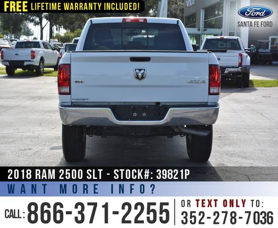 ‘18 Ram 2500 SLT 4WD *** Camera,Tinted Windows, SiriusXM *** for sale in Alachua, FL – photo 6
