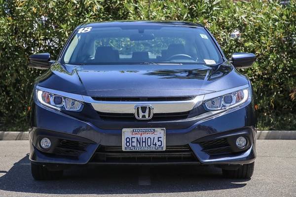 2018 Honda Civic EX-T sedan Cosmic Blue Metallic for sale in Livermore, CA – photo 2