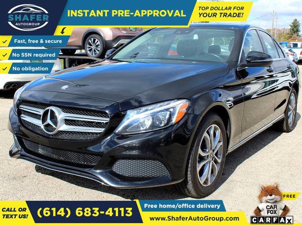$325/mo - 2017 Mercedes-Benz C-CLASS C300 4MATIC - Easy Financing! -... for sale in Columbus, OH – photo 3