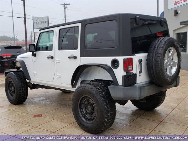 2016 JEEP WRANGLER UNLIMITED SPORT/4X4/65K MILES/ WHITE/ WE... for sale in Tyler, TX – photo 4