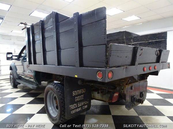 2008 Ford F-450 SD XLT 4x4 4dr Crew Cab Dump STAKE Diesel F-Series for sale in Paterson, PA – photo 4