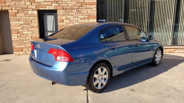 2008 Honda Civic LX (1 Owner) Clean CARFAX (Atomic Blue Metallic) -... for sale in Williams, AZ – photo 3