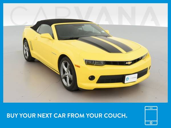 2014 Chevy Chevrolet Camaro LT Convertible 2D Convertible Yellow for sale in NEWARK, NY – photo 12
