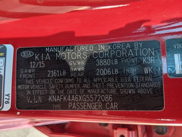 2016 Kia Forte LX SKU: G5572086 Sedan - - by dealer for sale in Amarillo, TX – photo 23