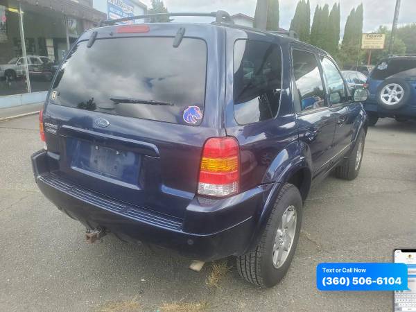 2003 Ford Escape Limited 4WD 4dr SUV - - by dealer for sale in Mount Vernon, WA – photo 2