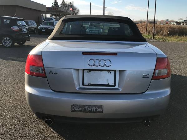 2004 Audi A4 2dr Cabrio 3.0T quattro-(43775 miles )GCT Foret lake -... for sale in Forest Lake, MN – photo 5