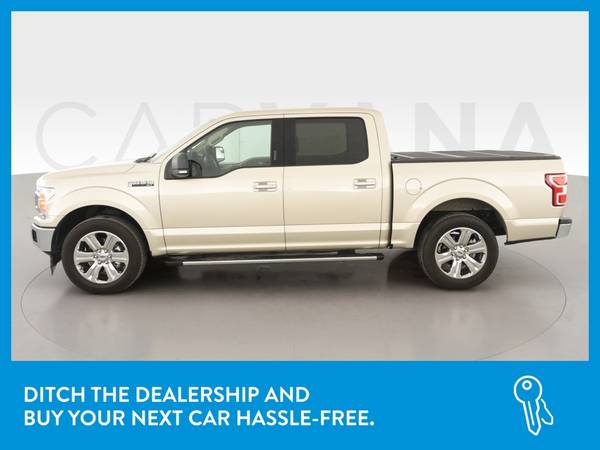 2018 Ford F150 SuperCrew Cab XLT Pickup 4D 5 1/2 ft pickup Beige for sale in Terre Haute, IN – photo 4