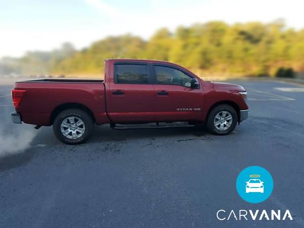 2019 Nissan Titan Crew Cab SV Pickup 4D 5 1/2 ft pickup Red -... for sale in NEWARK, NY – photo 12