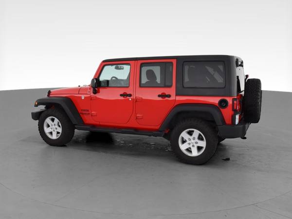 2017 Jeep Wrangler Unlimited Sport SUV 4D suv Red - FINANCE ONLINE -... for sale in Lawrence, KS – photo 6
