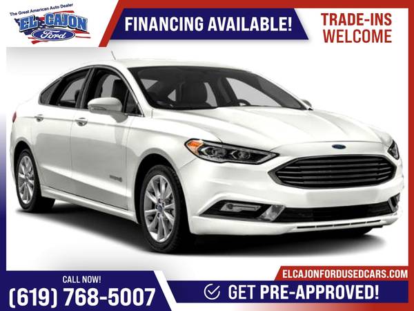 2018 Ford Fusion Hybrid S FOR ONLY 386/mo! - - by for sale in Santee, CA – photo 6