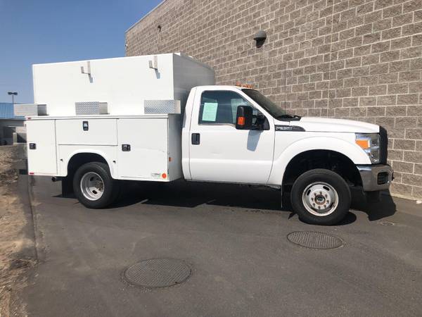 2016 Ford Super Duty F350 DRW XL pickup Oxford White - cars & trucks... for sale in Jerome, ID – photo 3