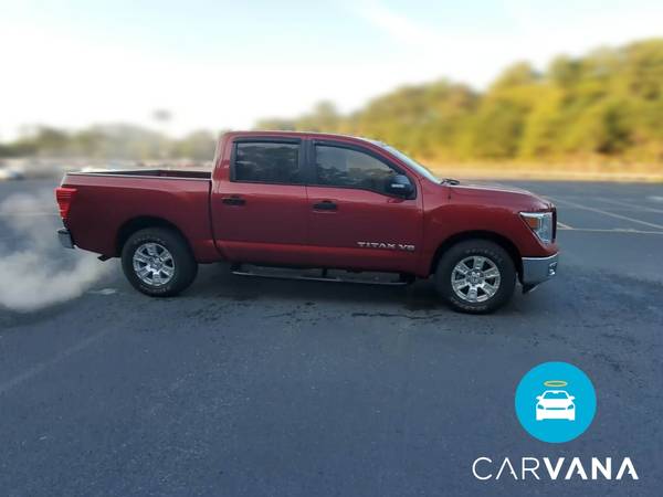 2019 Nissan Titan Crew Cab SV Pickup 4D 5 1/2 ft pickup Red -... for sale in Chattanooga, TN – photo 13