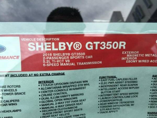 Shelby Ford Gt/R Code GT350 for sale in Other, FL – photo 11