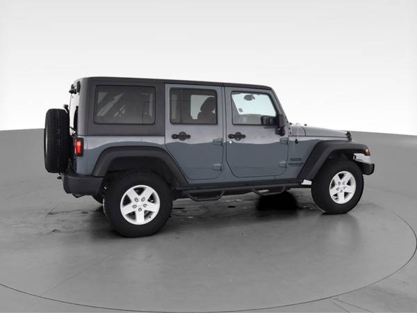 2015 Jeep Wrangler Unlimited Sport S SUV 4D suv Gray - FINANCE... for sale in Palmdale, CA – photo 12