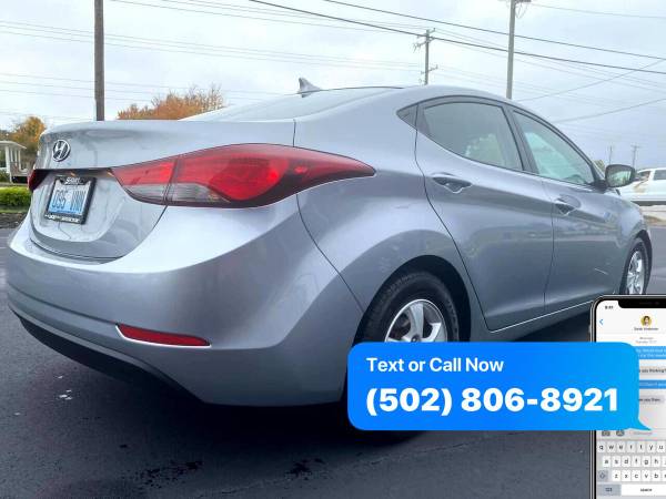 2015 Hyundai Elantra SE 4dr Sedan 6A EaSy ApPrOvAl Credit Specialist... for sale in Louisville, KY – photo 5