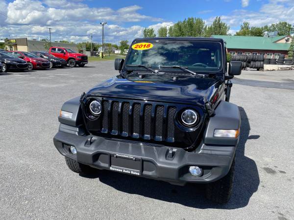 2018 JEEP WRANGLER UNLIMITED SPORT S 4X4 - cars & trucks - by dealer... for sale in Champlain, NY – photo 2