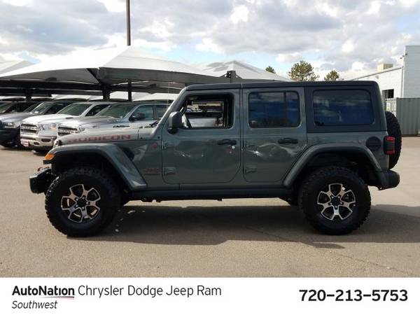 2018 Jeep Wrangler Unlimited Rubicon 4x4 4WD Four Wheel SKU:JW307628 for sale in Denver , CO – photo 9