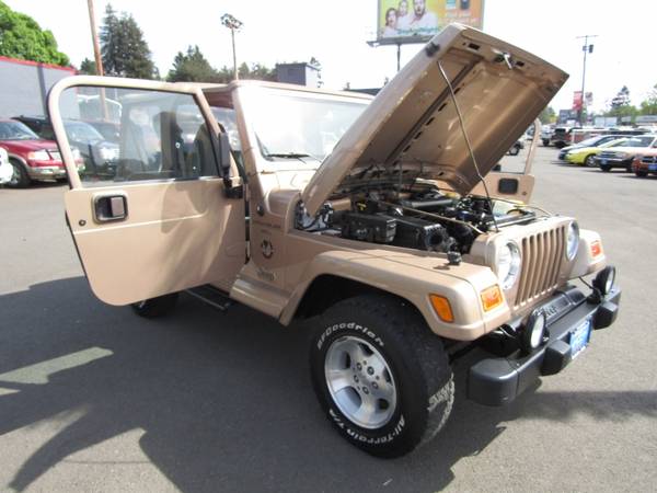 2000 Jeep Wrangler 2dr Sahara GOLD 99K AUTO SO NICE ! - cars & for sale in Milwaukie, OR – photo 23