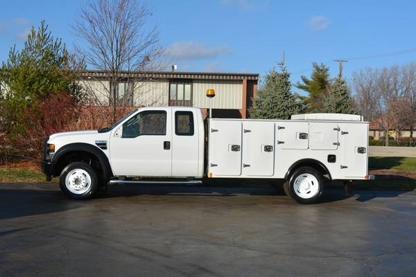 2009 Ford F550 4x4 Ext. Cab Service-Utility Truck - cars & trucks -... for sale in Crystal Lake, IL – photo 3
