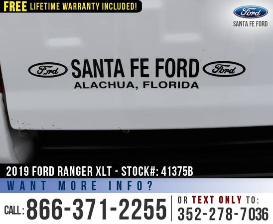 2019 FORD RANGER XLT Camera, Touchscreen, FordPass Connect for sale in Alachua, FL – photo 10