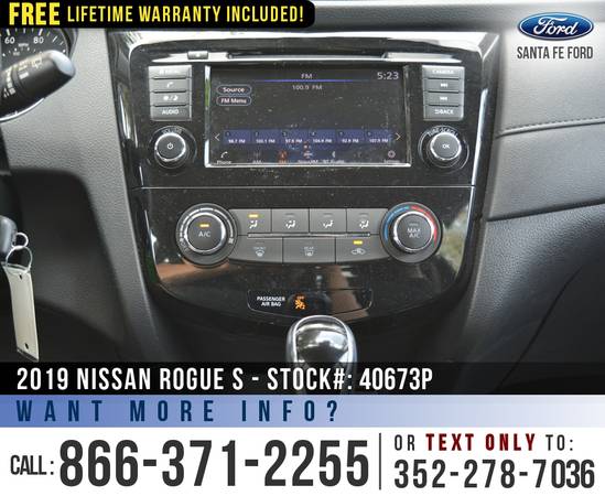 2019 Nissan Rogue S *** Camera, Touchscreen, Cruise Control *** -... for sale in Alachua, AL – photo 12