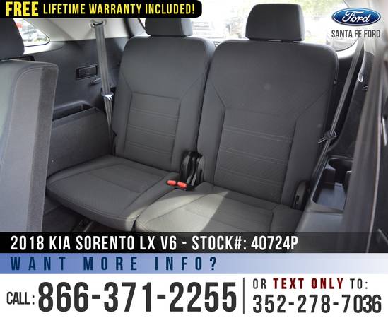 ‘16 Kia Sorento LX SUV *** Backup Camera, Bluetooth, 3rd Row, Sirius... for sale in Alachua, FL – photo 17