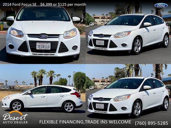 2013 Ford Focus 50,000 MILES CLEAN TITLE SE Sedan LOADED W/ OPTIONS!... for sale in Palm Desert , CA – photo 23