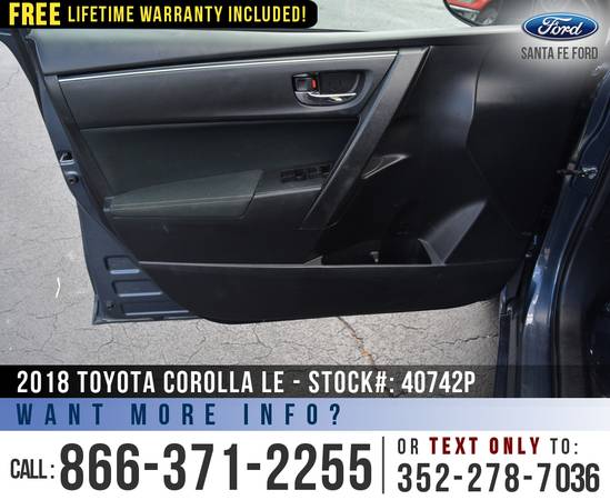 2018 Toyota Corolla LE *** Bluetooth, Cruise Control, Camera *** -... for sale in Alachua, AL – photo 8