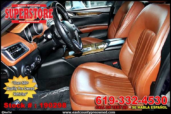 2014 MASERATI GHIBLI S Q4 sedan-EZ FINANCING-LOW DOWN! for sale in El Cajon, CA – photo 12