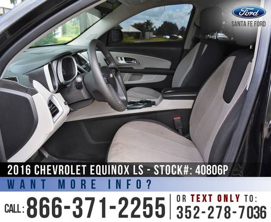 *** 2016 Chevrolet Equinox LS *** Bluetooth - Cruise Control -... for sale in Alachua, FL – photo 13