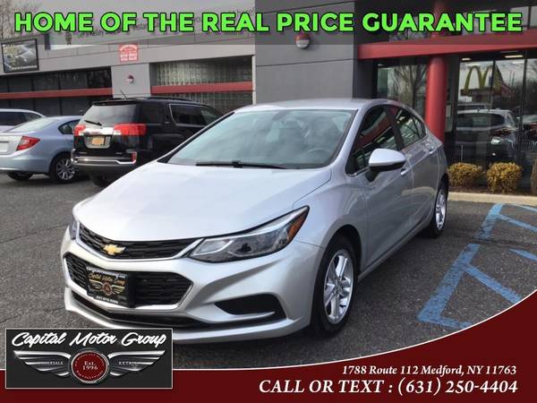 Gray 2017 Chevrolet Cruze TRIM only 25, 424 miles - Long Island for sale in Medford, NY – photo 2