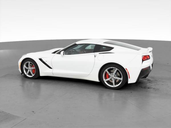 2014 Chevy Chevrolet Corvette Stingray Coupe 2D coupe White -... for sale in San Marcos, TX – photo 6